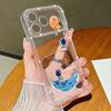 Cute Astronaut Printed Bling Diamond Case For iPhone 17 Air 16e 16 14 15 13 17 Pro Max 15 16 Plus 17 Soft Silicone Phone Cover