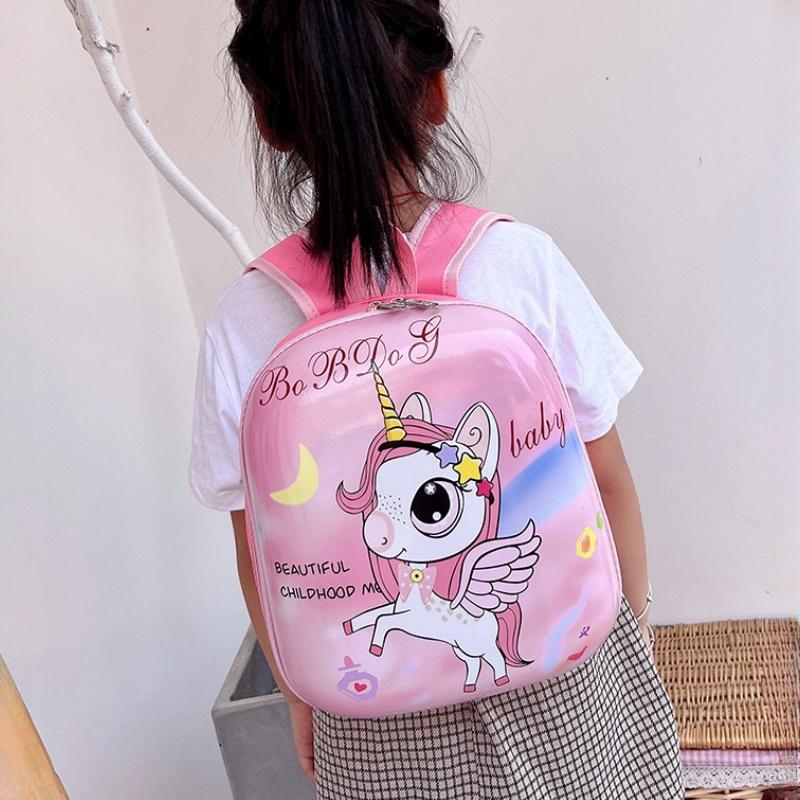 New Cute 3D Cartoon Primary School Students Schoolbags EVA Hard Shell Kindergarten Backpack for Boys and Girls Grades 1-3 Lightweight Portable Satchel