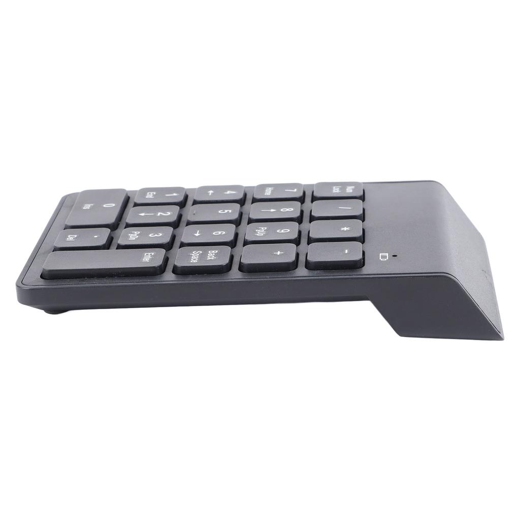 Wireless Number Pad BT5.0 Black 18 Keys Battery Powered Widely Compatible Numeric Keypad for Gaming Office Computer