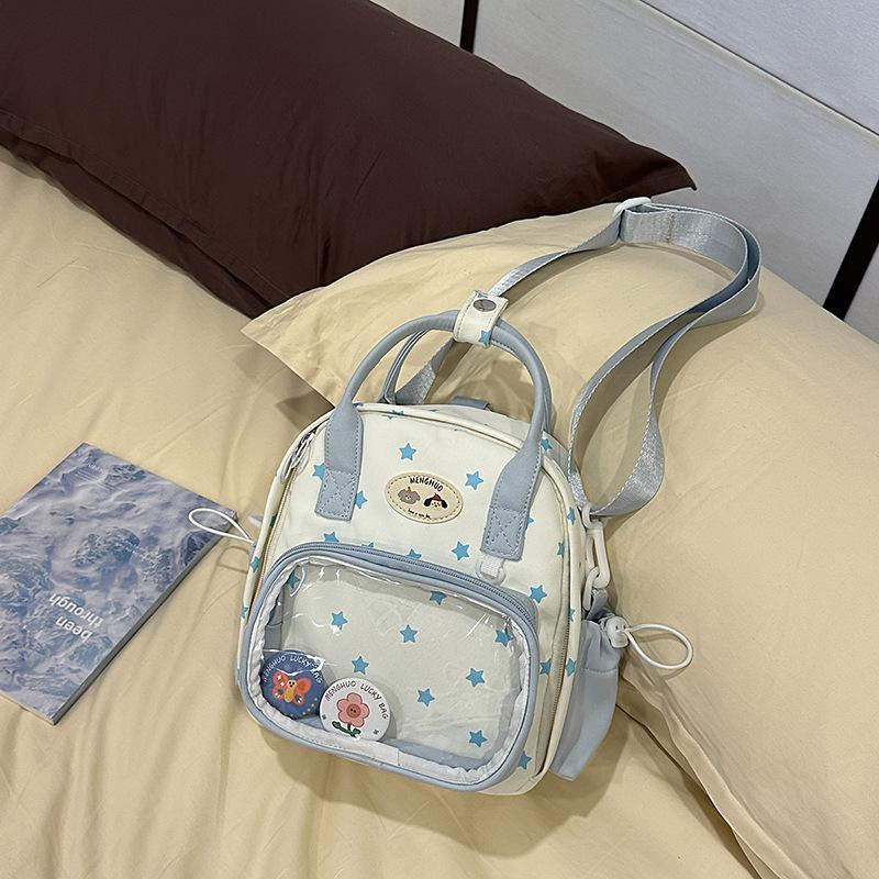 High value Japanese pain bag ins wind large capacity backpack girl travel small backpack multi-functional messenger bag tide