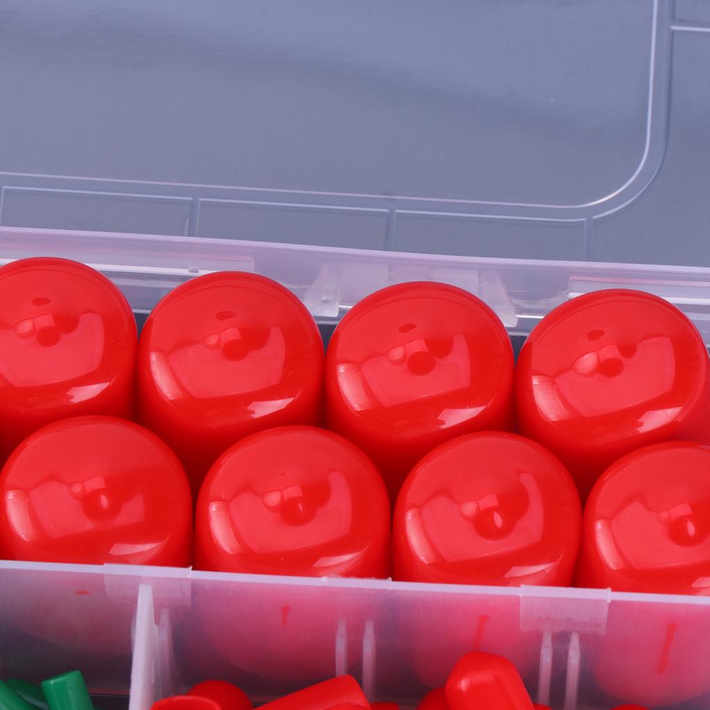 Upgraded Rubber End Caps with Storage Slip Resistant Bolt Protectors Rubber Bolt Caps Set for Screws & Round Tubes