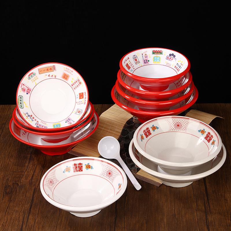 Melamine Tableware Creative Noodle Restaurant Special Noodle Bowl