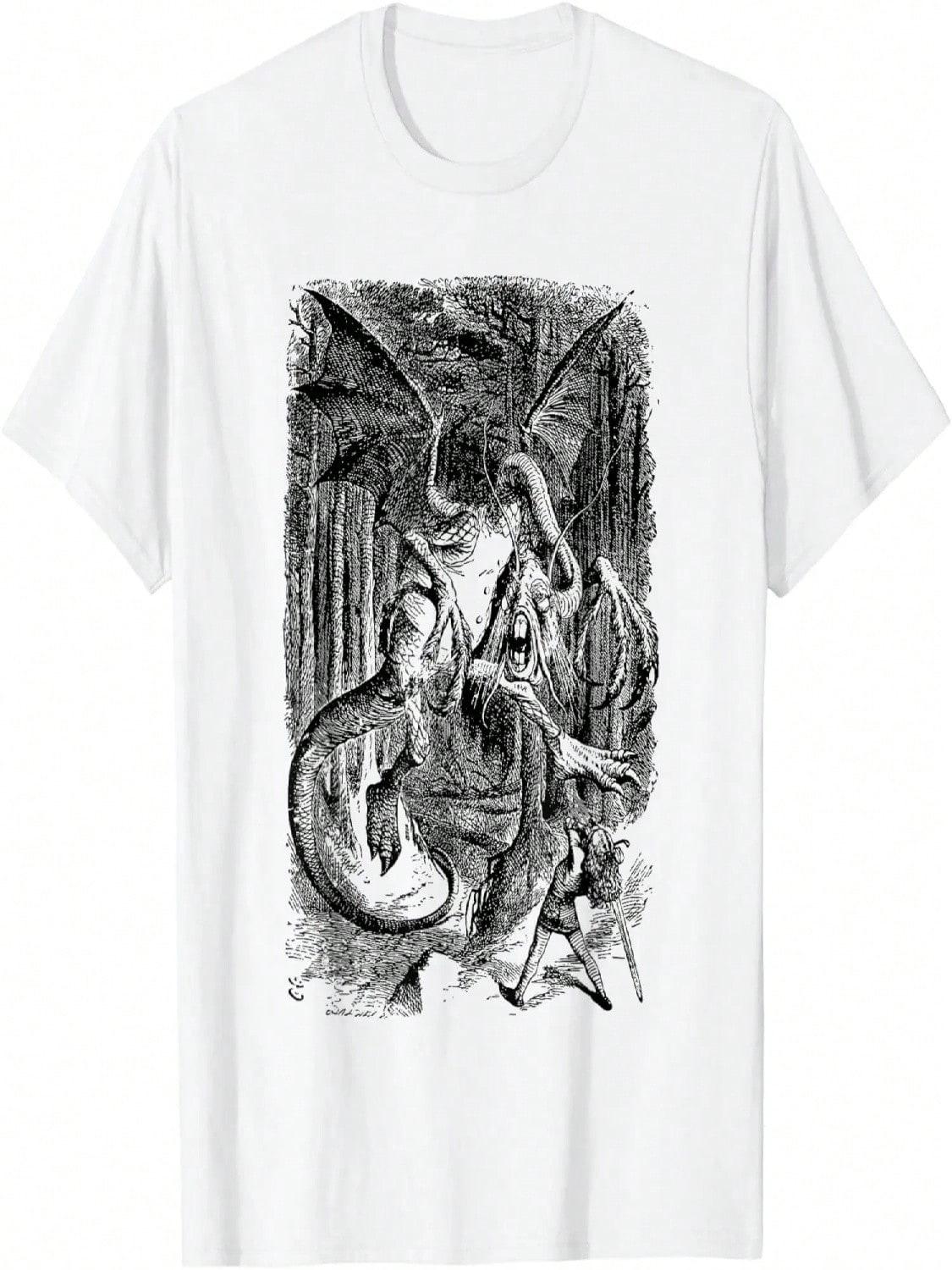 Alice In Wonderland -The Jabberwocky T-Shirt T-Shirt S разноцветный