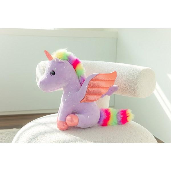Nature Times Einhornpuppe, Violett, 20 cm, beliebtes Spielzeug für koreanische Kinder