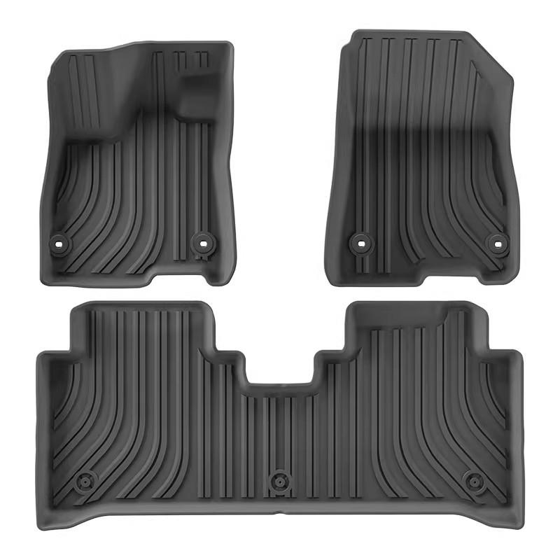 Toyota BZ3X BaiZhi 3X EV TPE Floor Mats for Left/Right Hand Drive: Waterproof Rubber Trunk Carpets