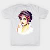 Asian Size Men Black Print T-shirt Lady Diana Wpap No-Cut Heat Transfer Print Cotton Tshirt