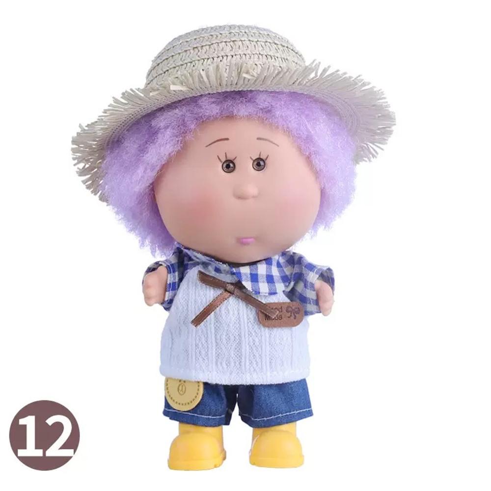 Latest 18Cm Bean Eye Cute Vinyl Doll For Kids Diy Companion Doll For Kids Good Gift Nice Decor Safe Use For Children