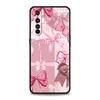 Soft TPU For Realme 11 10 9 Pro Plus GT2 GT3 GT5 C21 C25 C35 C53 C55 C67 Pro 5G Shockproof Phone Case Bow-Knot Pink Bow Pattern