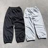 ZYLLO Y2k Herrenhose Koreanische Version von Streetwear Mode Lässige Lockere Weitbeinige Hose Goth Harajuku Paar Retro Lockere Damen Sweatpants