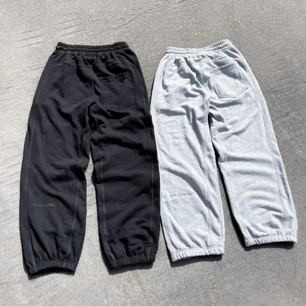 ZYLLO Y2k Herrenhose Koreanische Version von Streetwear Mode Lässige Lockere Weitbeinige Hose Goth Harajuku Paar Retro Lockere Damen Sweatpants