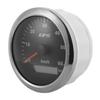 Cruscotto Tachimetro GPS 85mm 0‑60KM H Display LCD Odometro con Retroilluminazione Regolabile per Auto Barche 9‑32V CC Nero