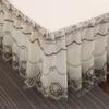 Princess Bed Skirt Non-slip Mattress Cover Decorative Lace Bed Skirt Bedspread Bed Cover Bedsheet Bedding Supplies Home Textile