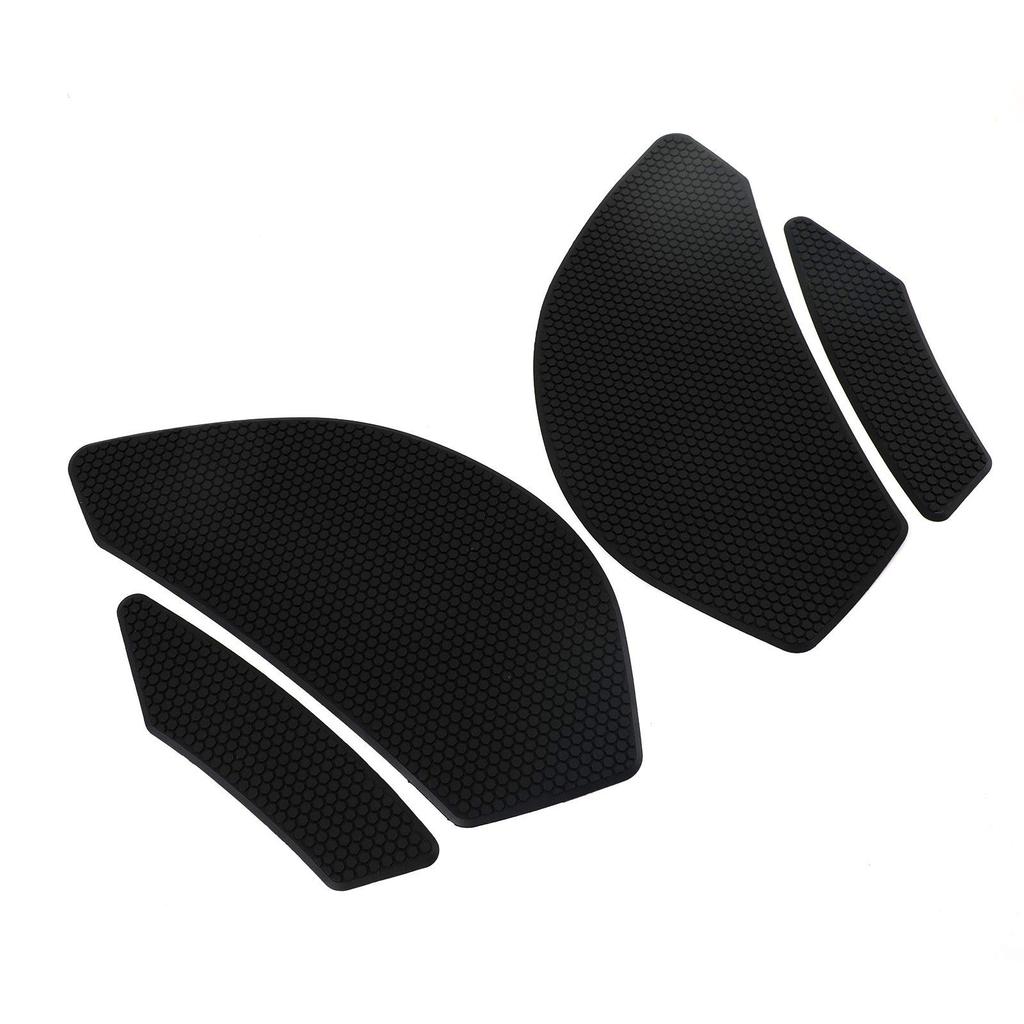 Bruce & Shark 4x Tank Pads, Side Tank Traction Grip Pads for Kawasaki ZX6R Ninja ZX600 ZX636 09-19