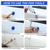 Car Dent Repair Puller, Car Repair Tools Kit With 18pcs Plastic Glue Tabs plastiT-Handle Dent Remover Universal For Car Accessor