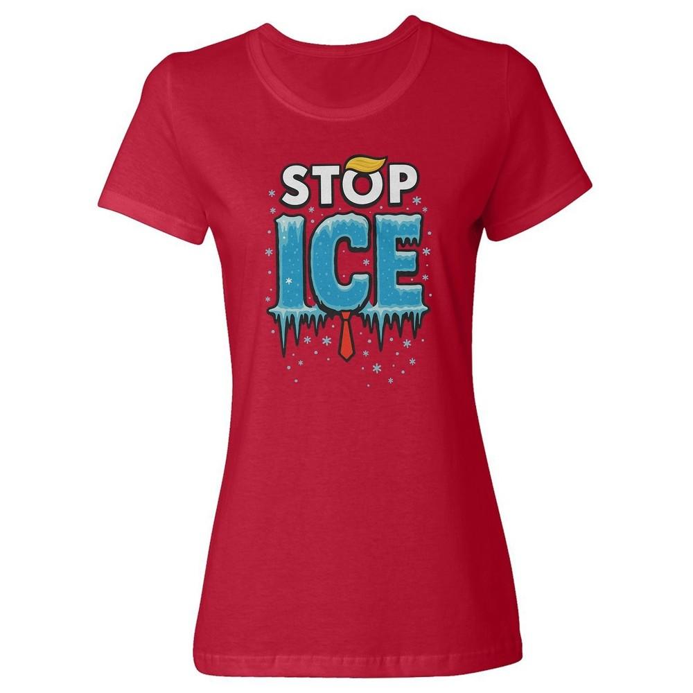 Stop Ice Riots Protest - Support Liberty Against 47 Ladies Crewneck T-Shirt Unisex T-Shirt M