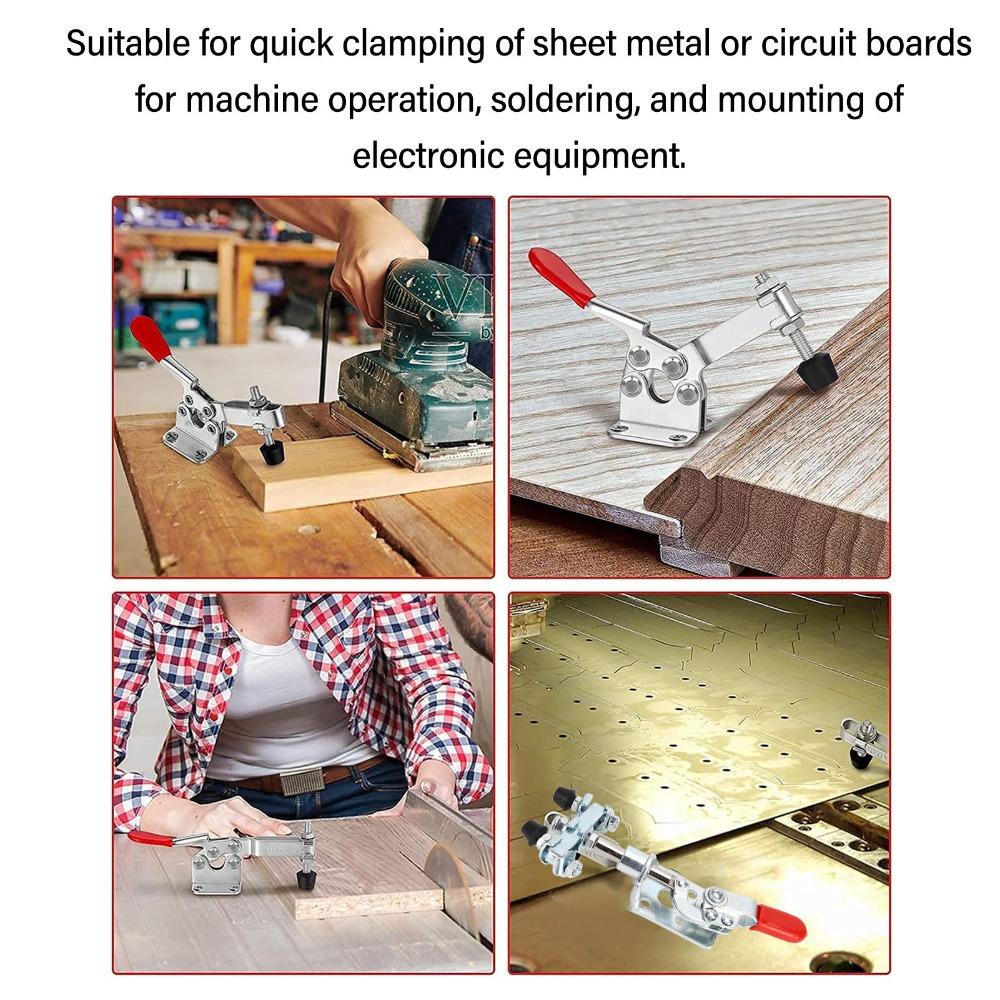 Dual Head Toggle Clamp Quick Release Design Pull Toggle Clamp Quick Release Clamp For Welding