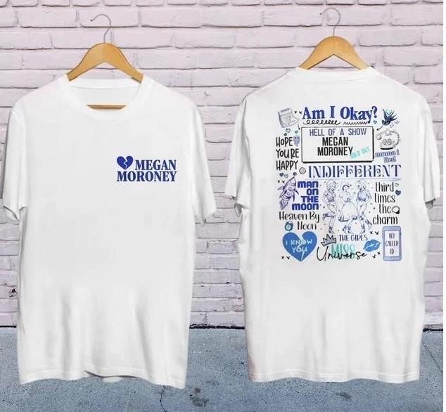 Новый!!! Футболка Megan Moroney Am I Okay, Тур Megan Moroney 2025 S