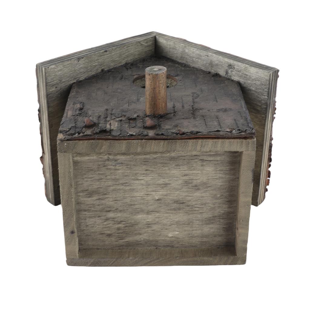 Wooden Hanging Bird House Wet Proof Bird Resting Place for Home Garden Yard Pet Supplies