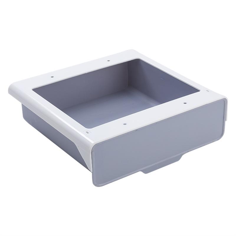 

Клейкий выдвижной ящик для хранения под столом As shown