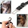 Laisse ceinture de sécurité - neuftech - ajustable 41-67 cm - nylon - noir - pour chien/chat