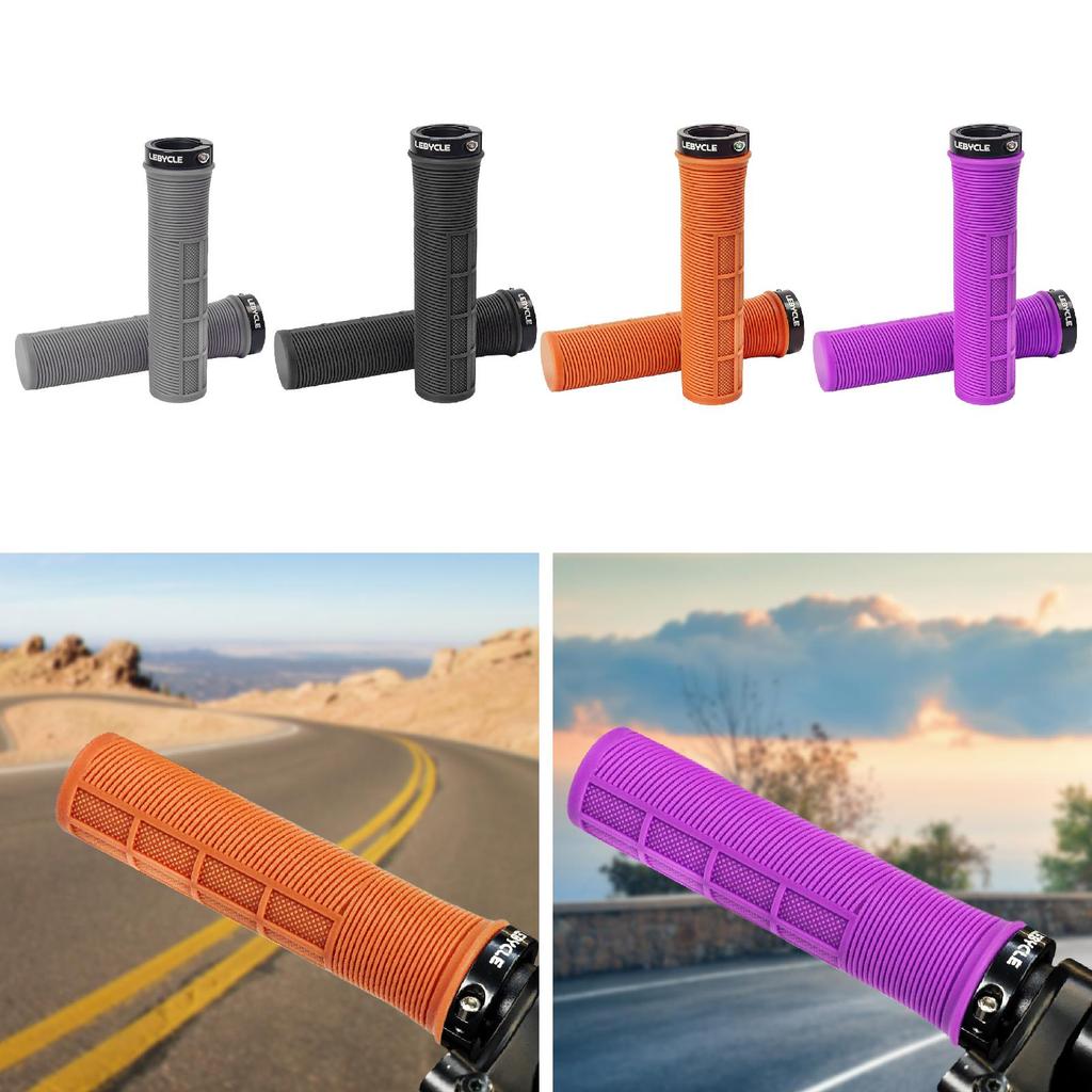 2x Bike Handlebar Grips Easy Installation Protector Lightweight Accessories for Riding Sports Mountain Road Bikes Outdoor