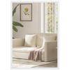 Wall Mirror, 50 X 70 Cm, Wood-look Frame, Screws Included