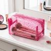 PVC Waterproof Transparent Makeup Bag Stars pattern Travel Beauty Organizer  Daily Use