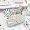 Cute Cat Pencil Case With Polyester Material For School Kids