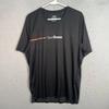 Team Runna Herren Größe XL Schwarz Biologisch abbaubares recyceltes Polyester T-Shirt