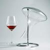 Stainless Steel Decanter Stand for Drying Wine Decanters with Rubber Caps To Prevent Scratches
