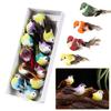 12pcs/box Artificial Birds Fake Foam Animal Simulation Feather Birds Models DIY Wedding Home Garden Ornament Decoration