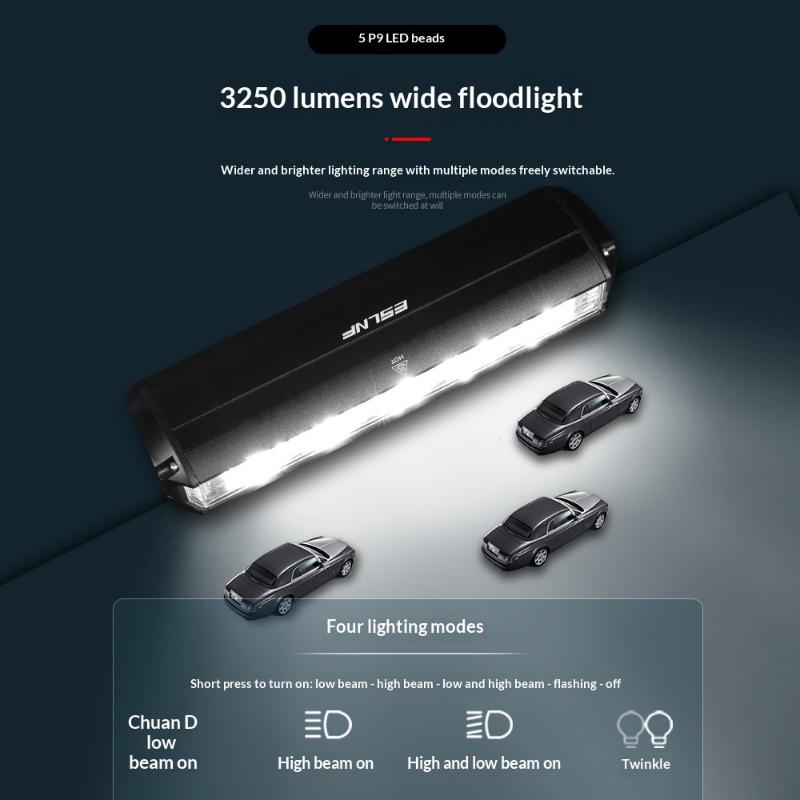 Bike Light 2000-8000Mah Eos610 640 Bike Light Waterproof Flashlight Usb Charging Mountain Road Cycling Lamp Bike Light
