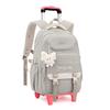 Zaino Trolley Scuola per Bambini con Ruote Zaino Studenti Borsa Libri Borsa Scuola a Rotelle per Bambine Bambini Zaino con Ruote