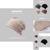 Ins-style Knit Beanie For Women Soft Cotton High-top Hat In Fashionable Colors