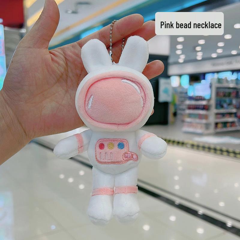 

Adorable Astronaut Rabbit Plush Keychain Doll Ornament Height 16 cm