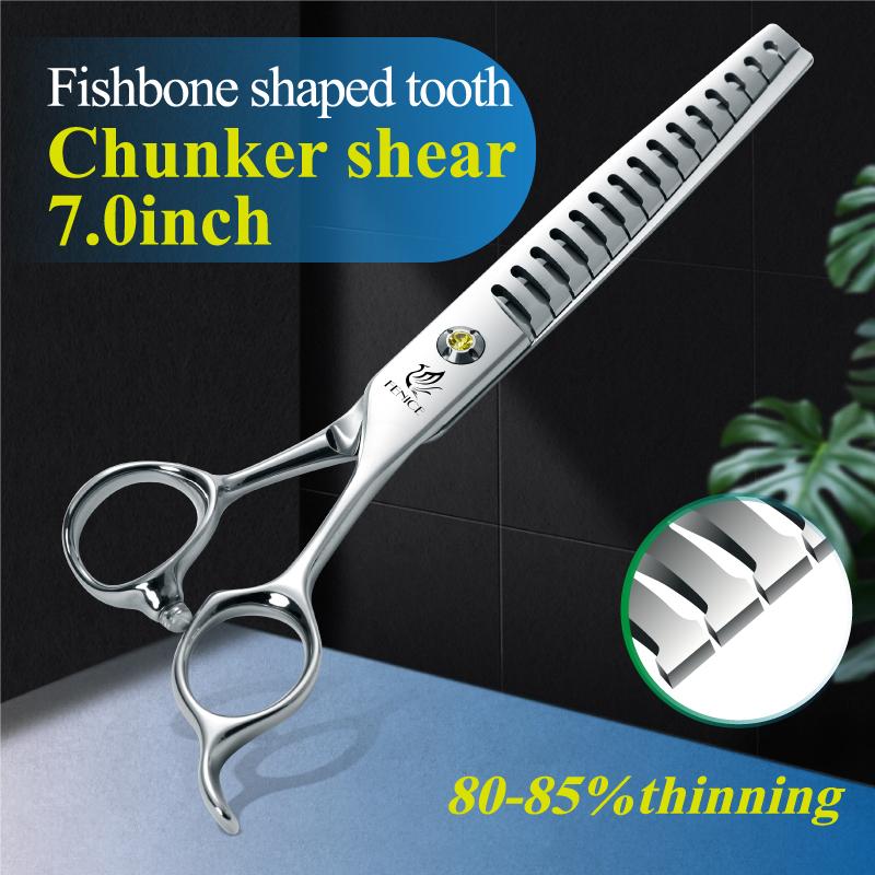 Fenice Master Series Pet Grooming Scissors Straight Thinner Chunker Fluffy Curved Bearing Screws Dog Grooming for Pet Beautician