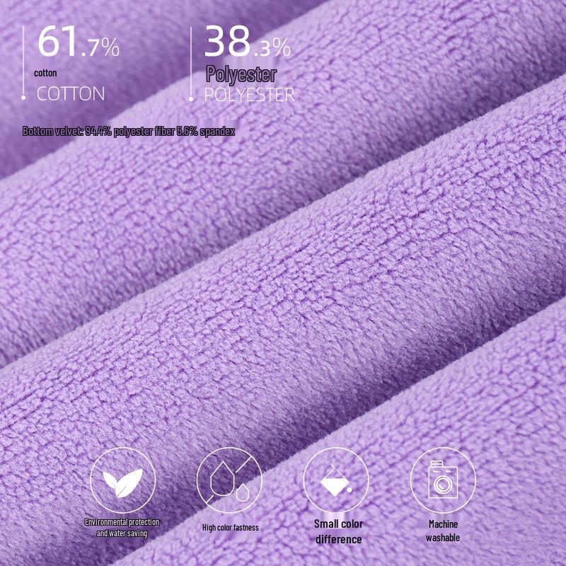 Women's Cream Fleece Sweatpants, Casual Loose Fit, Thickened for Autumn/Winter, Elastic and Warm Joggers, 420g.