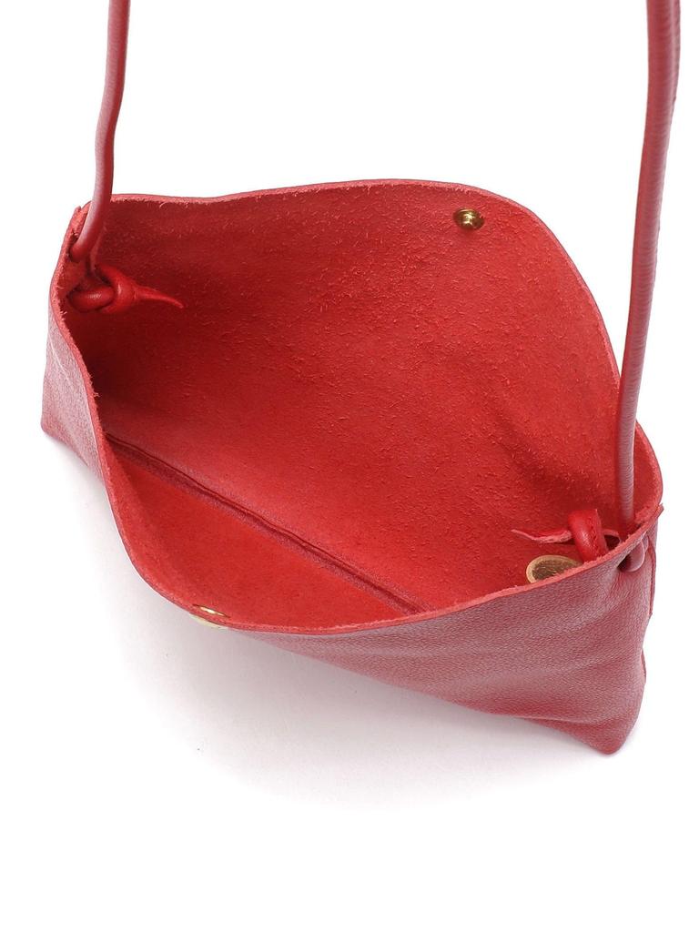 Geantă de umăr Crossbody Pochette Piele naturală Unisex Alb Alb [IL BISONTE]