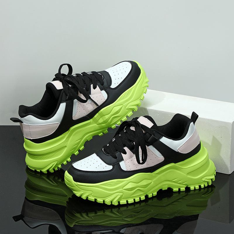 Women Chunky Casual Sneakers Breathable Wedge Platform Trainers Fashion Walking Shoes Size 35-45 Everyday Comfort