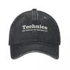 Technics Old School Men Women Baseball Caps Distressed Cotton Hats Cap Classic Outdoor Running Golf Snapback Hat