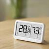 Mini Digital Temperature Humidity Meter Household Indoor Portable Thermometer Hygrometer for Bedroom Office Living Room Greenhouse Pet Box Daily Use
