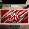 Mainz Fußball Wappen Mauspads, Gaming Mauspads, Tastaturpads, Schreibtischdekoration für Computer Notebook Fan Geschenk Geburtstagsgeschenk