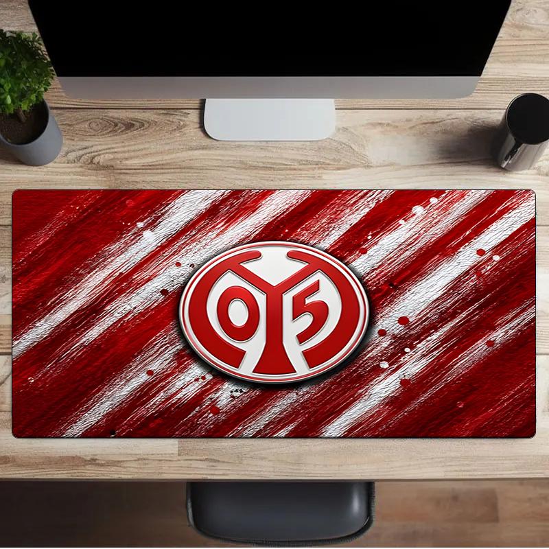 Mainz Fußball Wappen Mauspads, Gaming Mauspads, Tastaturpads, Schreibtischdekoration für Computer Notebook Fan Geschenk Geburtstagsgeschenk