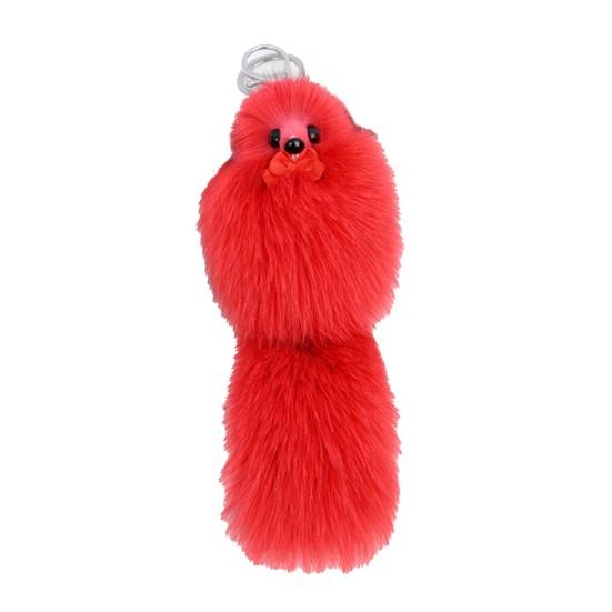 Keychain Pendant Fox Plush Doll Charm Soft Stuffed Key Holder Portable Key Organizer Backpack Bag Accessory