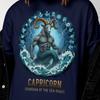 Capricorn Shirt | Vintage Capricorn Graphic Tee | Capricorn Sea Monster Top | Capricorn Mythological Creature