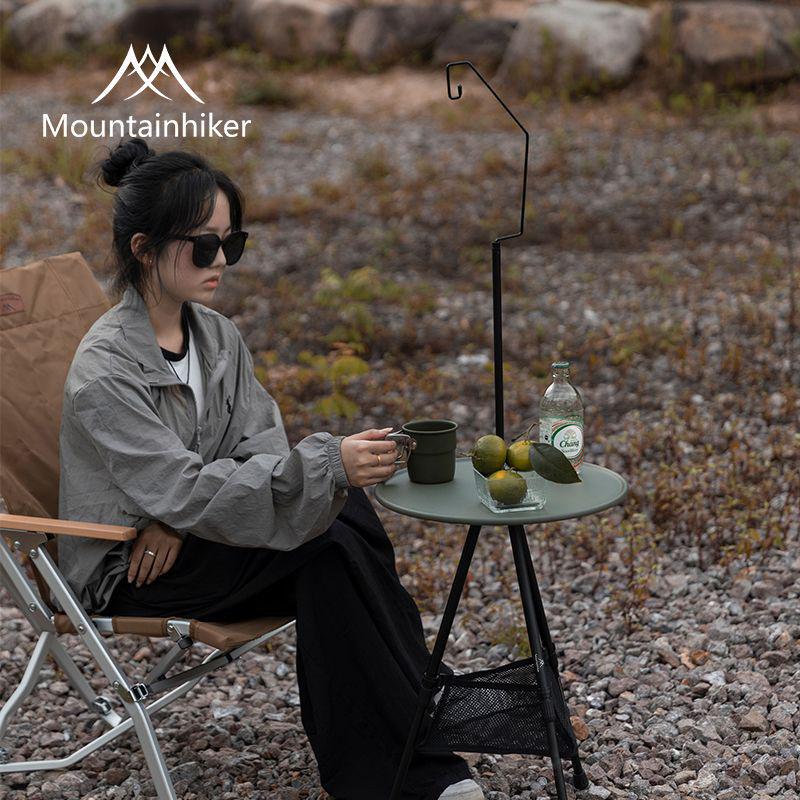 Compact Aluminum Folding Round Dining Table for Home, Small Spaces, and Outdoor Use