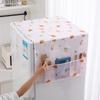 Refrigerator Dust Cover PEVA Waterproof Print Foldable Storages Side Environmentally Friendly Househlod Smooth Washing Machine