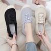 Shoes women's spring and autumn new soft-soled one-pedal lazy breathable mesh single shoes non-slip walking women's shoes shos