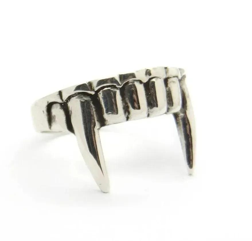 New Creative Gothic&Punk Skeleton Bones Opening Ring For Unisex Exaggerated Retro Ring Vintage Hip Hop Rock Copper Color Jewelry