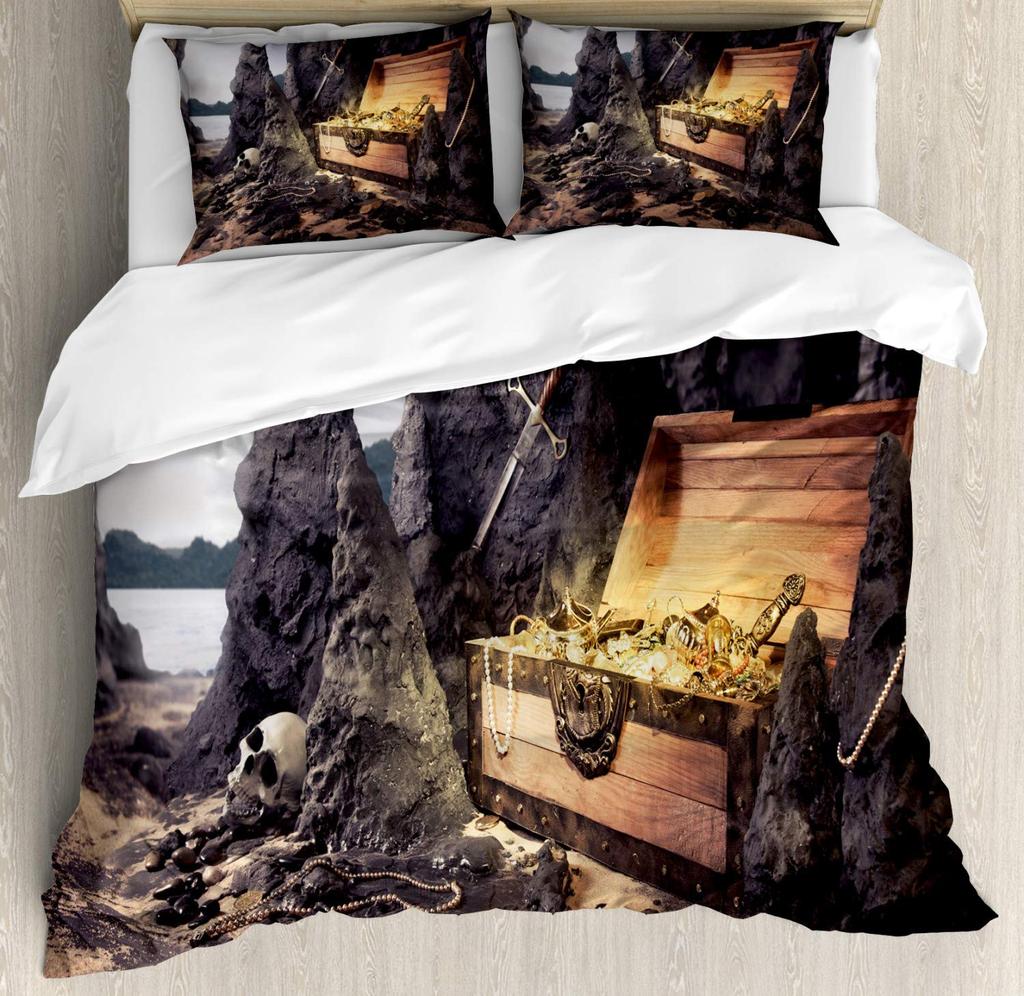 Goldmünzen Bettwäsche-Set Für Kinder Teenager Queen King Leichte Tagesdecke Bettbezug Schlafzimmer Dekor Geldzeichen Bettwäsche-Sets Ohne Bettdecke